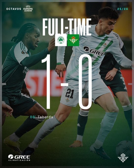 帕纳辛纳科斯1-0皇家贝蒂斯