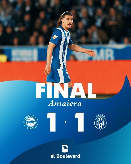 阿拉维斯1-1比利亚雷亚尔