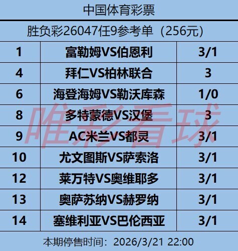 姜山冷门26047期