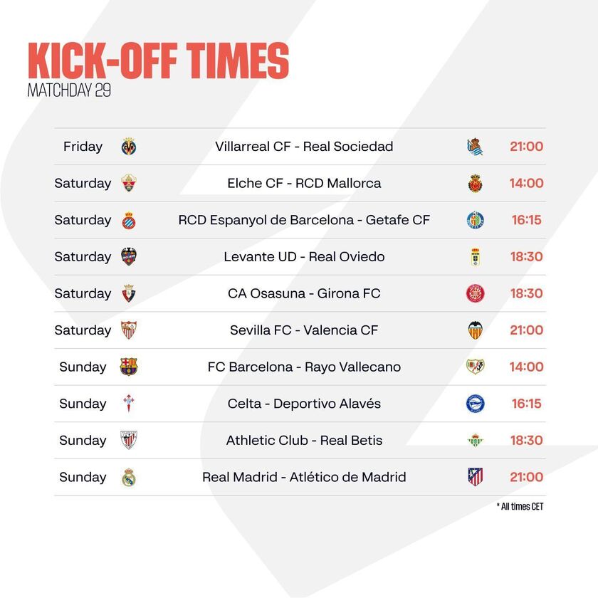 今夜西甲多场保级关键战打响