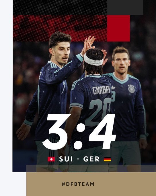 瑞士3-4德国