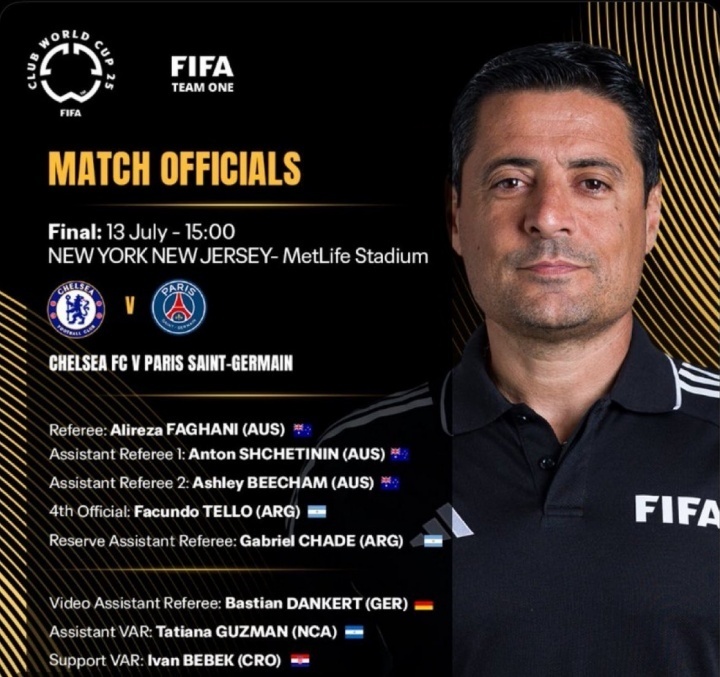 法加尼目前在澳超主哨