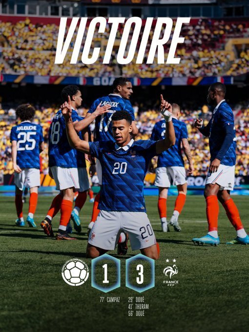 法国3-1哥伦比亚