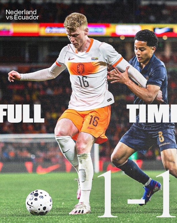 荷兰1-1厄瓜多尔