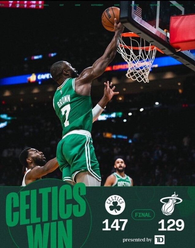 凯尔特人147-129热火