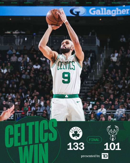 凯尔特人133-101雄鹿