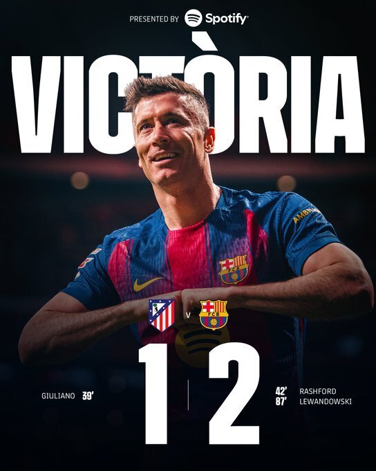 马德里竞技1-2巴塞罗那