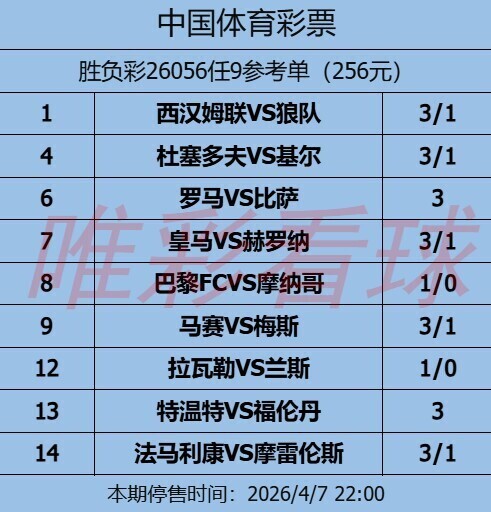 姜山冷门26057期