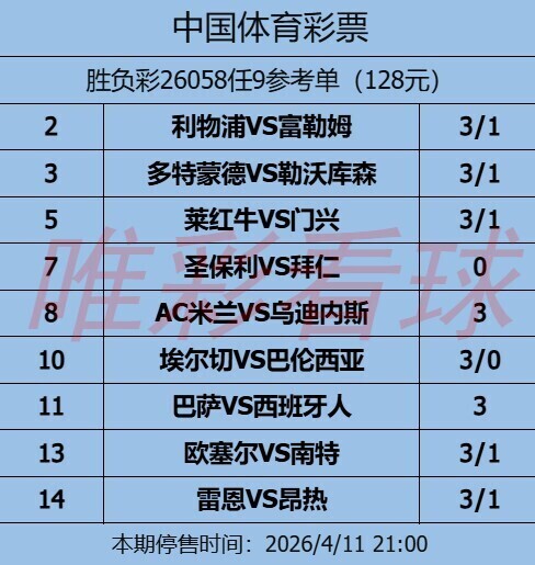 姜山冷门26058期