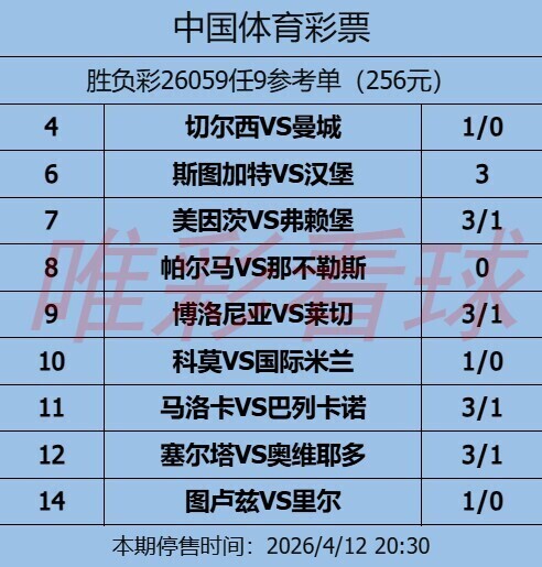 姜山冷门26059期