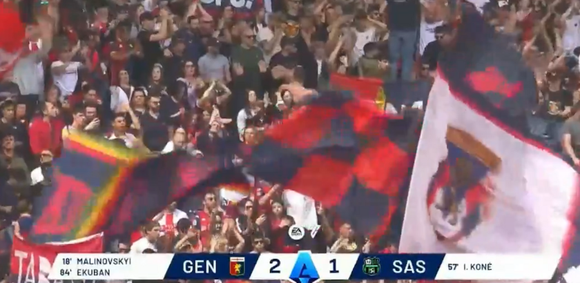 热那亚2-1萨索洛