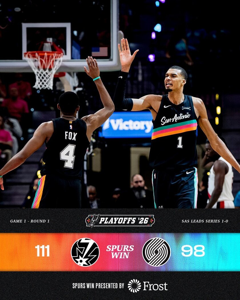 马刺111-98轻取开拓者