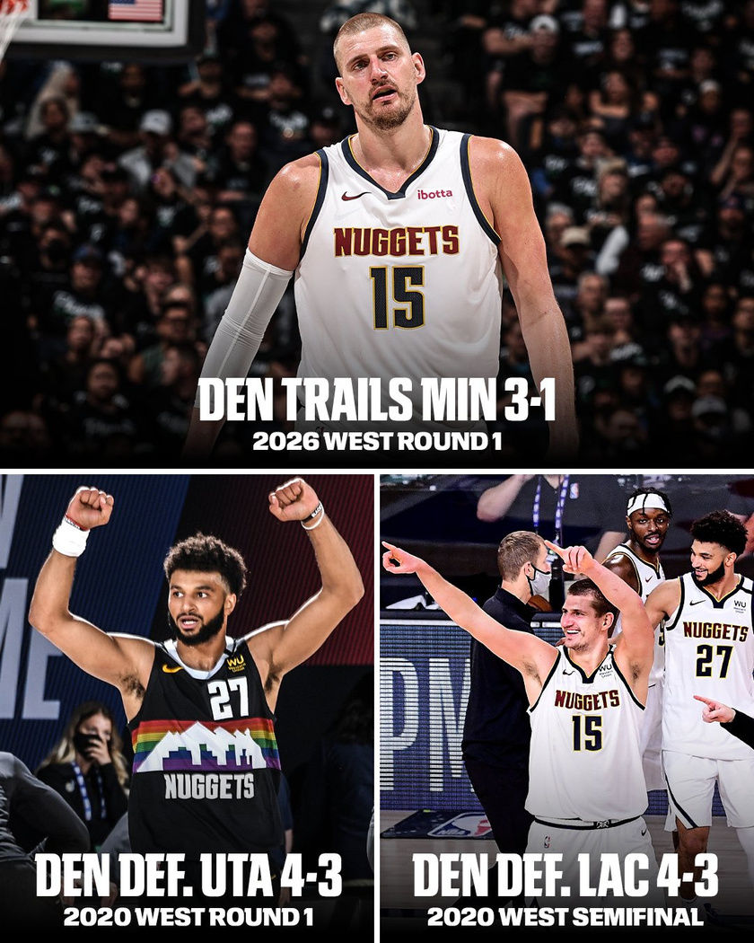 掘金曾两度1-3翻盘