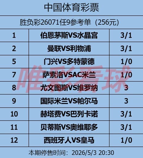 姜山冷门26071期