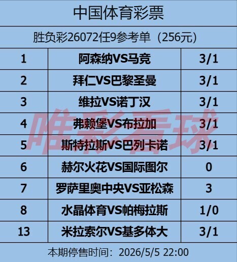 姜山冷门26072期