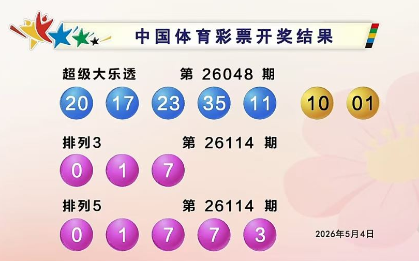 体彩开奖详情