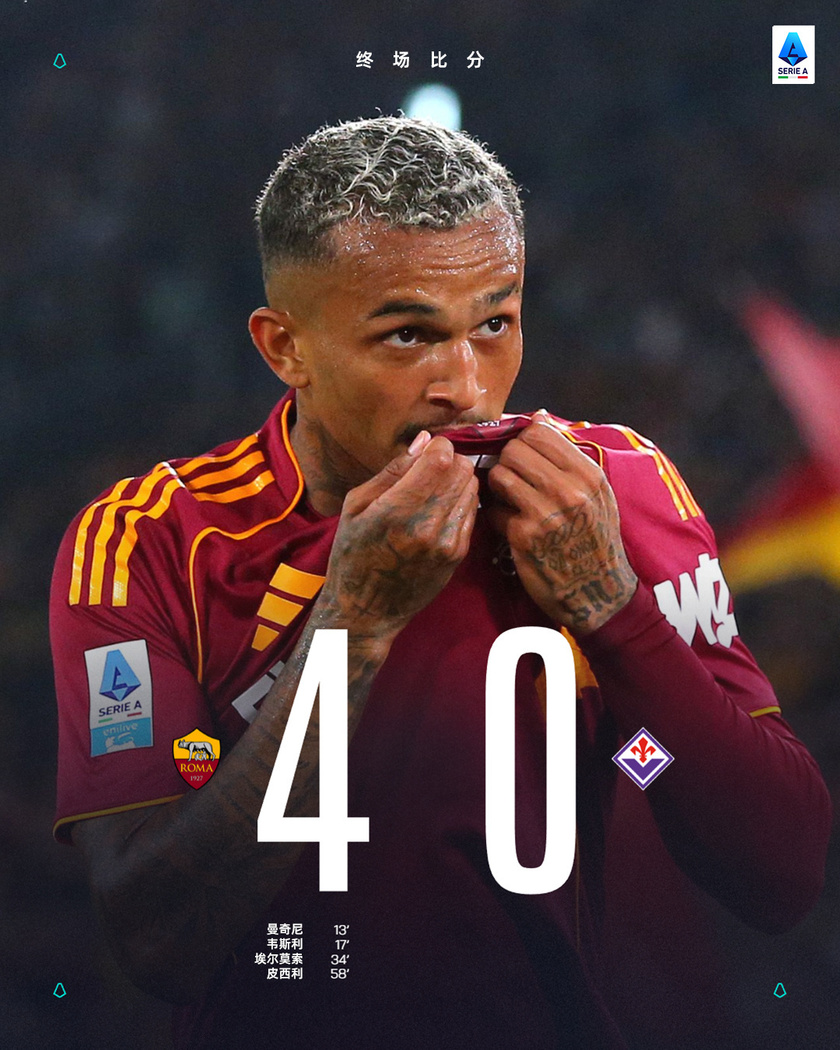 罗马4-0佛罗伦萨