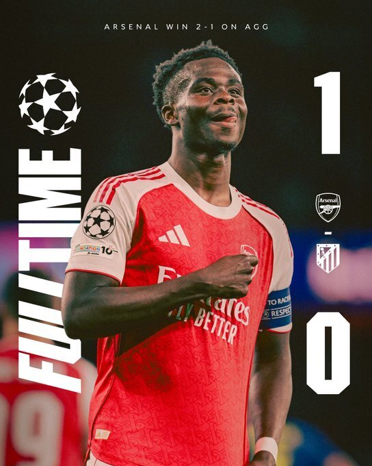 阿森纳1-0马德里竞技