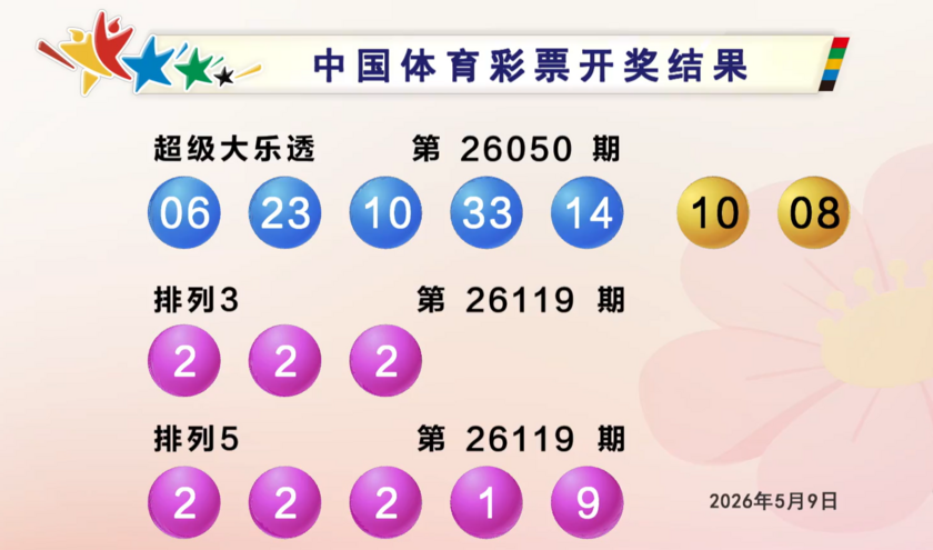 体彩开奖详情