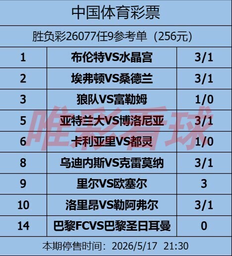 姜山冷门26077期