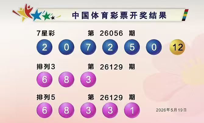 体彩开奖详情