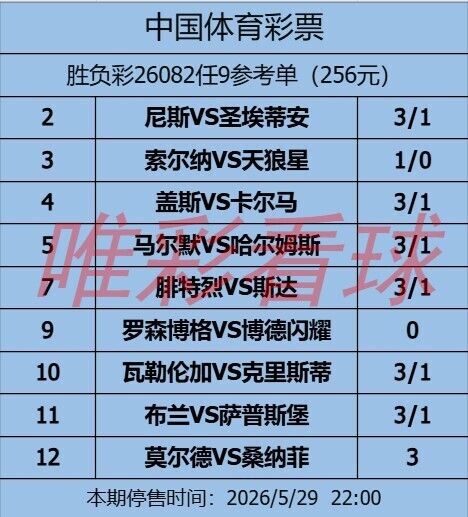 姜山冷门26082期