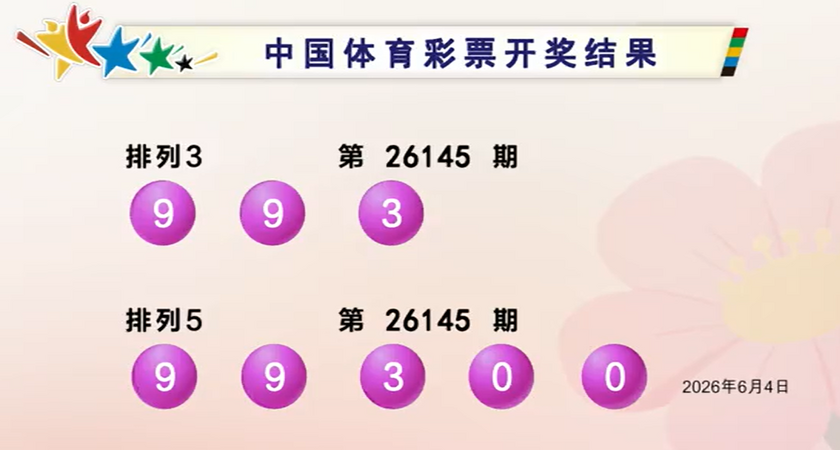 体彩开奖详情