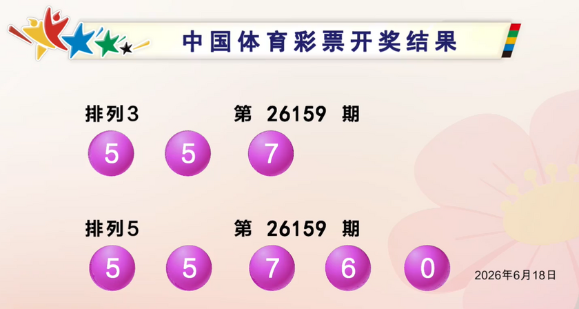 体彩开奖详情