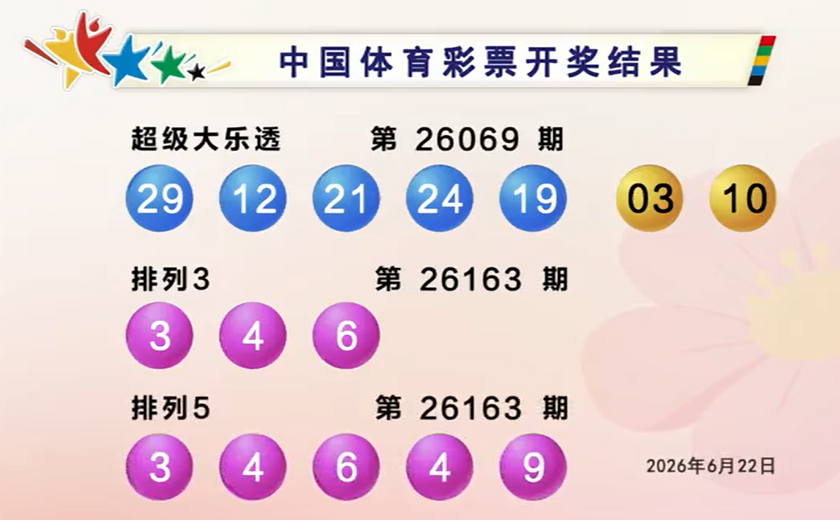 体彩开奖详情
