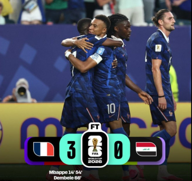 法国3-0伊拉克