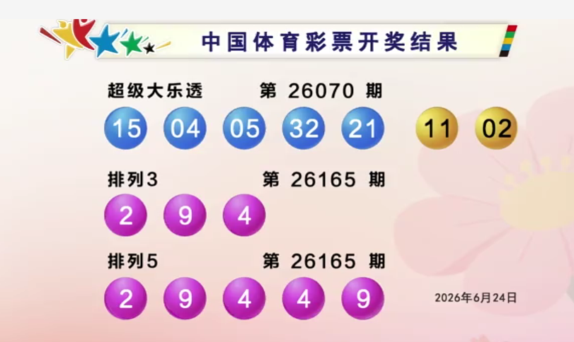 体彩开奖详情