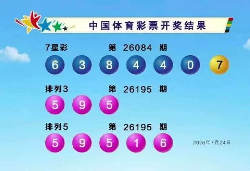 体彩开奖详情