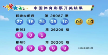 体彩开奖详情