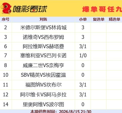 爆单哥26105期小单
