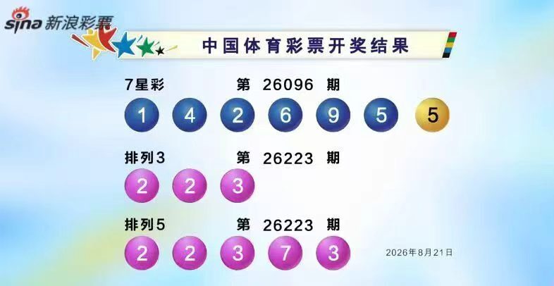 体彩开奖详情