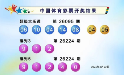 体彩开奖详情