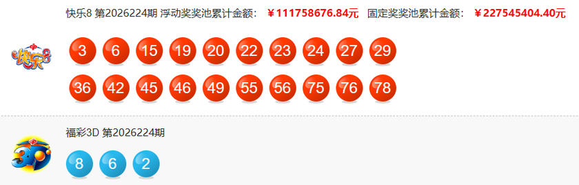 福彩开奖详情