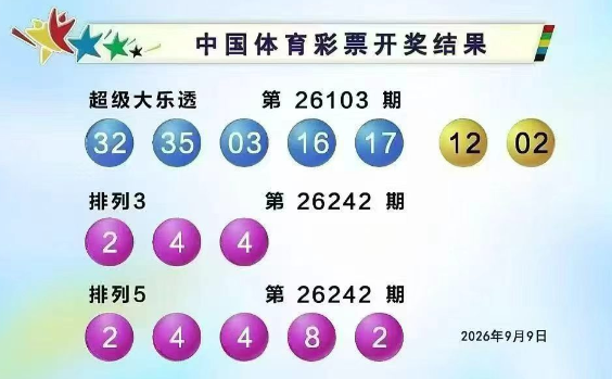 体彩开奖详情