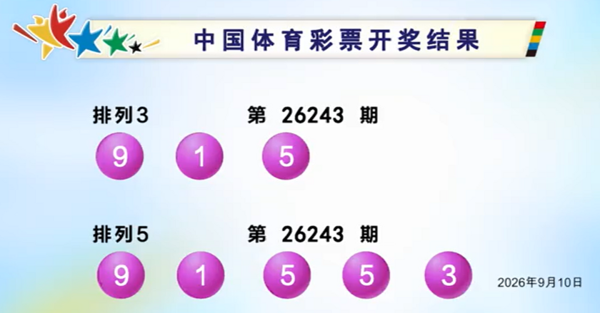 体彩开奖详情