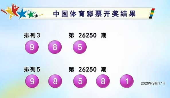 体彩开奖详情