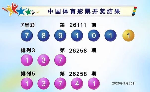 体彩开奖详情