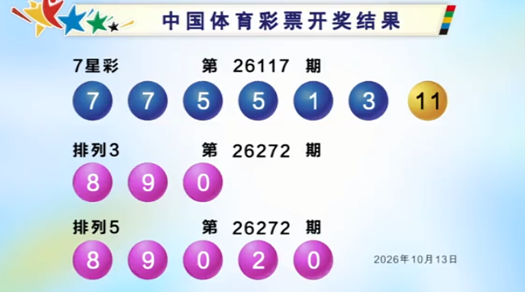 体彩开奖详情