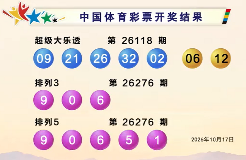 体彩开奖详情
