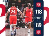 NBA-快船118-89大胜开拓者取三连胜，哈登三节19分伦纳德轮休