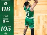 NBA-凯尔特人118-105大胜尼克斯，豪取五连胜