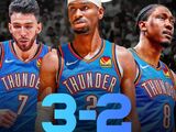 NBA总决赛G5-雷霆120-109步行者夺赛点，杰伦威砍40分！亚历山大31+10
