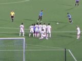 日职-川崎前锋3-1新泻天鹅，胁坂泰斗任意球直接破门，新泻天鹅无力回天