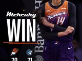 WNBA-水星79-71掀翻领头羊，托马斯29+8，科利尔18+7难救主