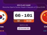 女篮亚洲杯-中国女篮101-66韩国女篮夺得季军，张子宇18+7