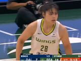 WNBA-飞翼87-63大胜风暴，李月汝砍下8分10篮板